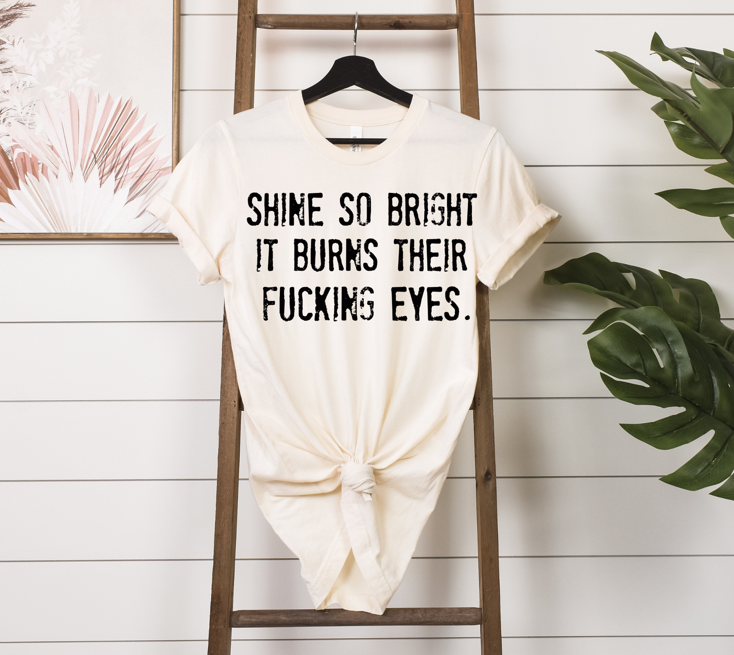 Burns their eyes
