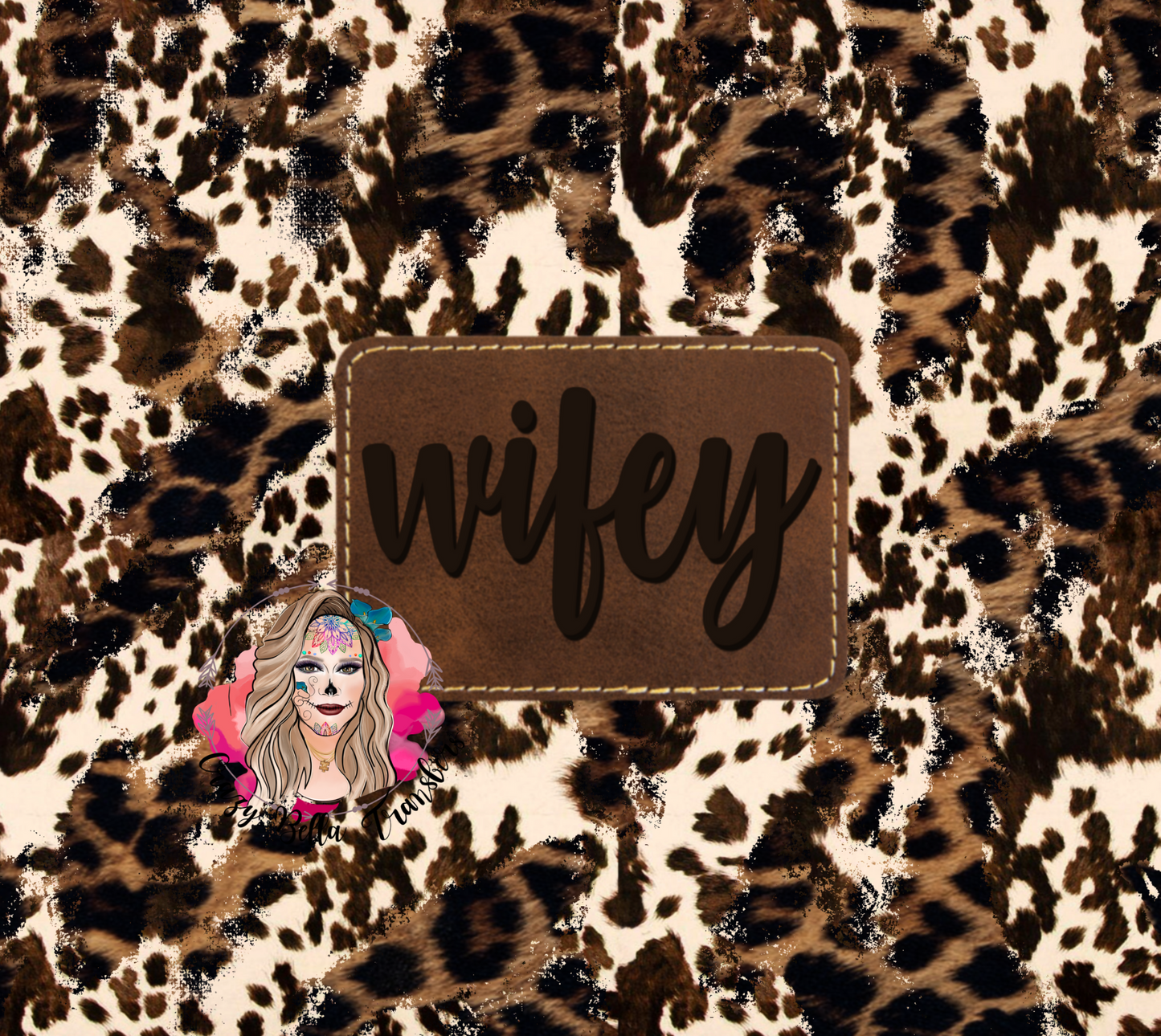 Wifey - 20skinny Tumbler Wrap