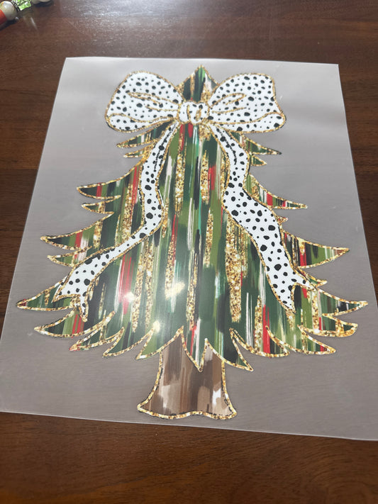 Polkadot bow tree