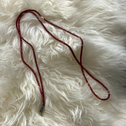 Rhinestone hoodie string