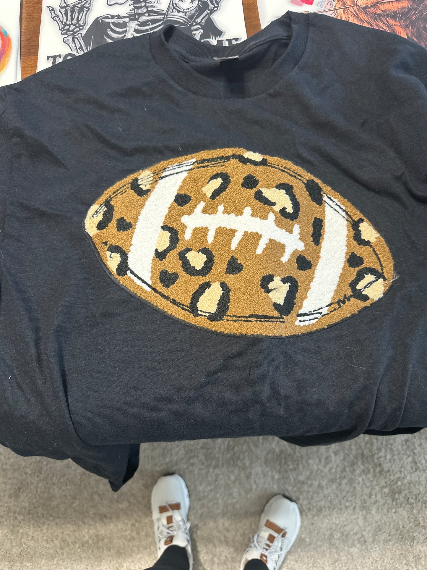 Football time shirt- large