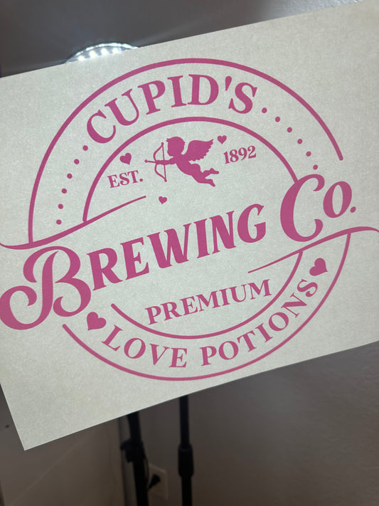 Cupid’s brewing love potions