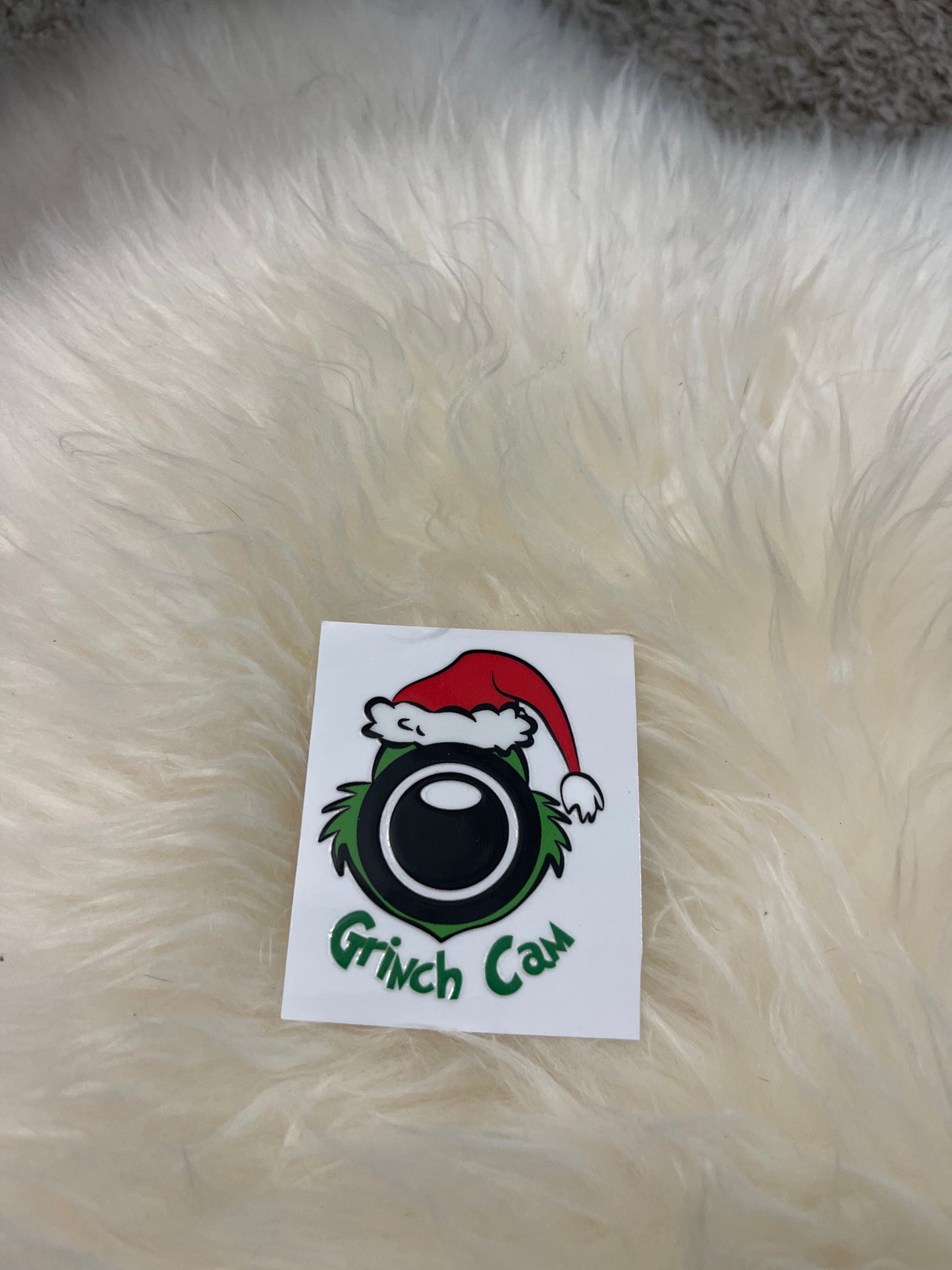 Grinch cam-decal