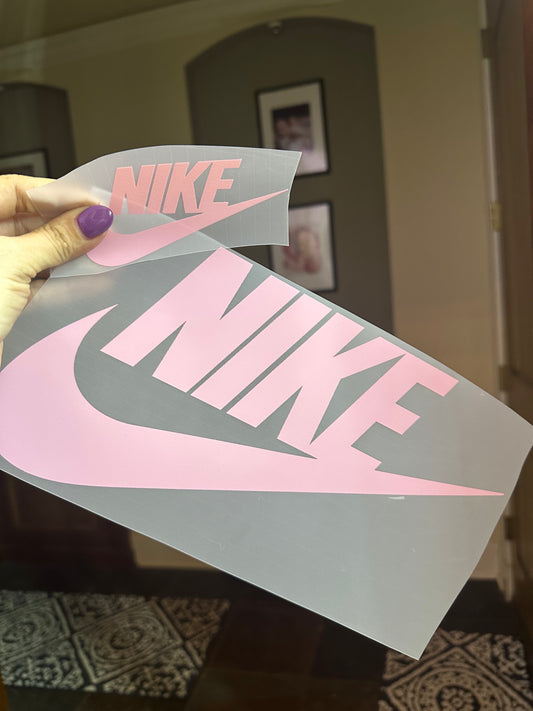 Light pink check - set