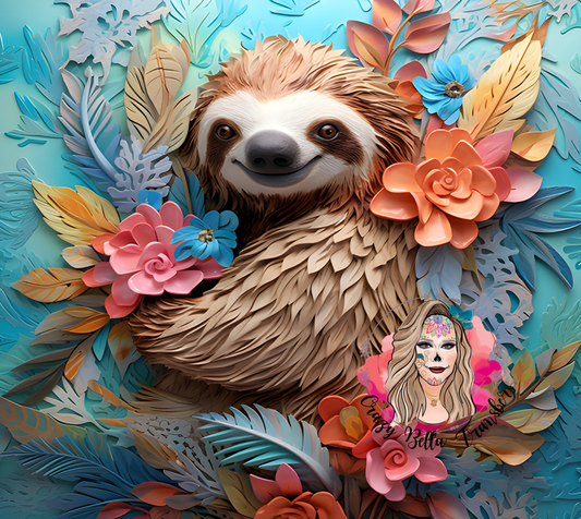 Sloth Tumbler Wrap