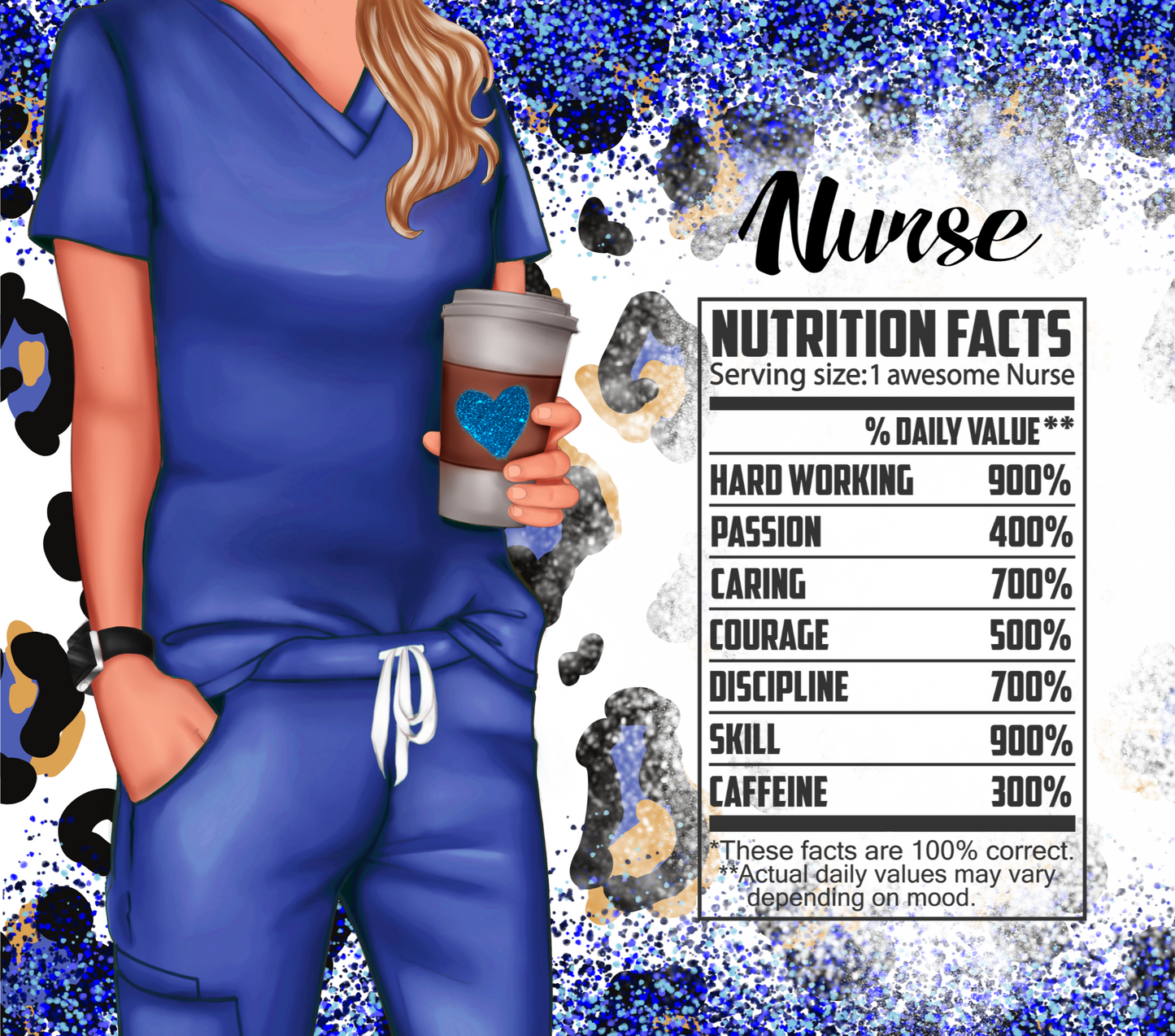 Nurse Facts Tumbler Wrap