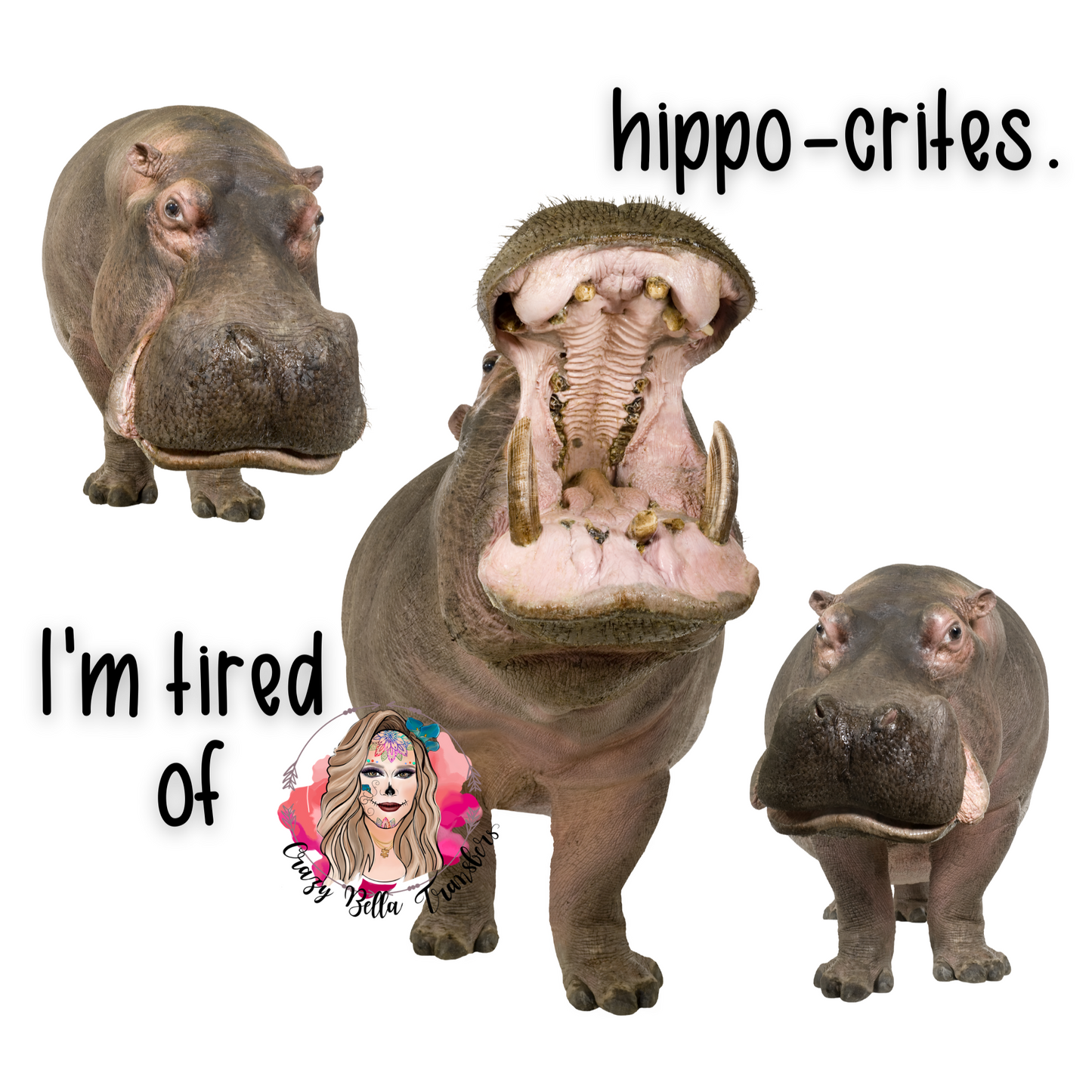 Hippo-crites Tumbler Wrap
