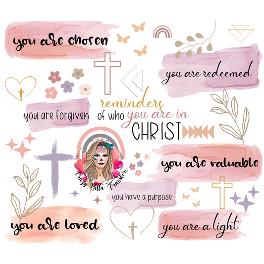 Christ reminders Tumbler Wrap